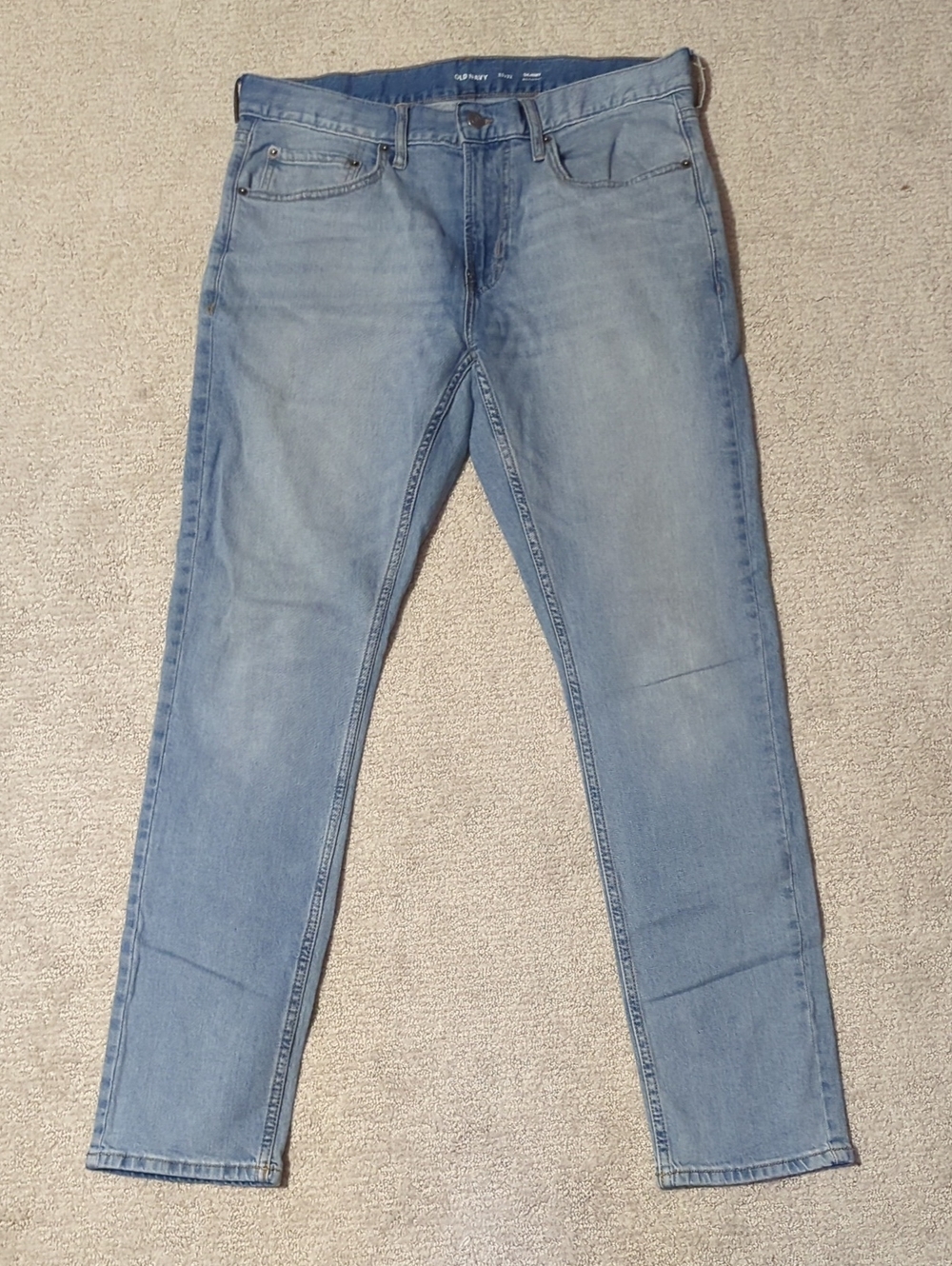 Old Navy Men's Skinny Fit Light Blue Jeans